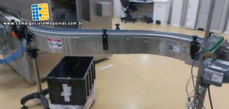 Esteira curva transportadora modular Divamaq