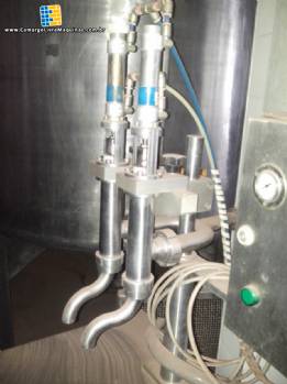 Envasadora pneum�tica com 2 bicos