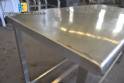 Mesa de a�o inox 700 mm x 1500 mm
