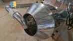 Drageadeira em a�o inox com insuflador de ar quente e com aletas taliscas JHM 25 litros