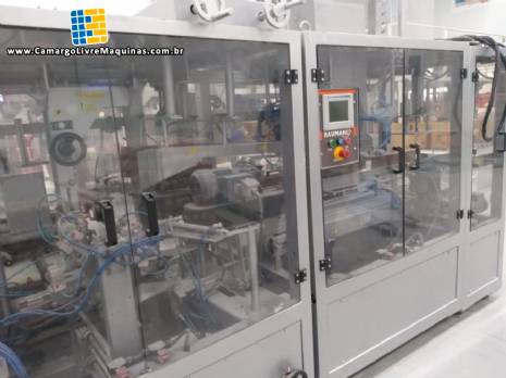 Montadora autom�tica de caixas papel�o Raumak