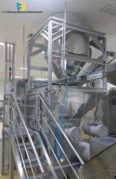 Tanque misturador em a�o inox Kroma 1100 litros