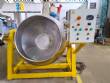 Drageadeira tipo betoneira lisa basculante em inox Bravaeco 500 litros