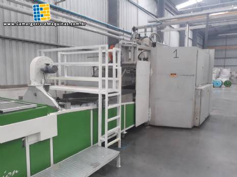 Termoformadora de copos descart�veis pl�sticos Eletro-Forming