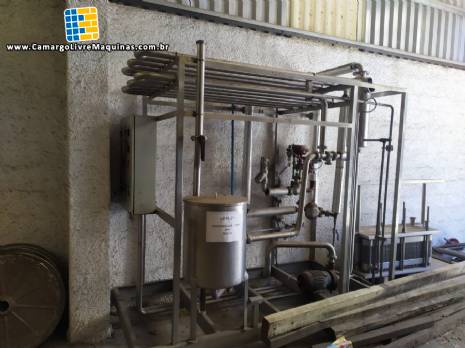 Pasteurizador de placas 5000 litros/hora