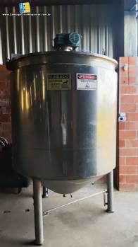 Tanque encamisado com serpentina em a�o inox 4.000 L
