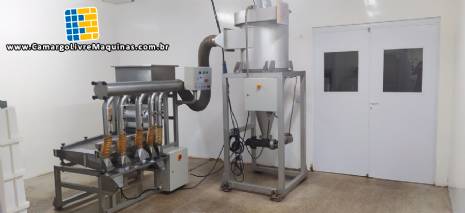 Descascador de am�ndoas de cacau moinho martelo chocolate JAF Inox