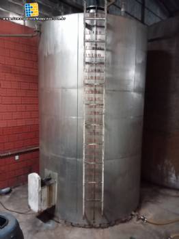 Tanque misturador em inox 15.000 litros