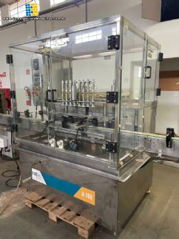 Envasadora volumtrica linear com 8 bicos IMSB Rotac