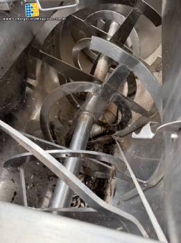 Misturador ribbon blender em inox para p�s