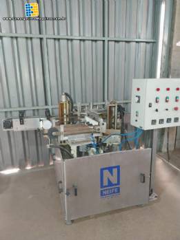 Rotuladora autom�tica de latas potes frascos cil�ndricos Neife