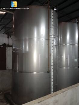 Tanque de armazenamento em ao inox 15.000 litros