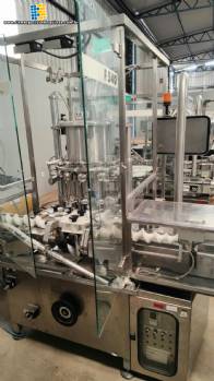 Envasadora enchedora rotativa em inox de l�quidos IMA F540