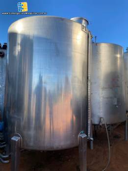 Tanque misturador em a�o inox 5.000 L Inoxil