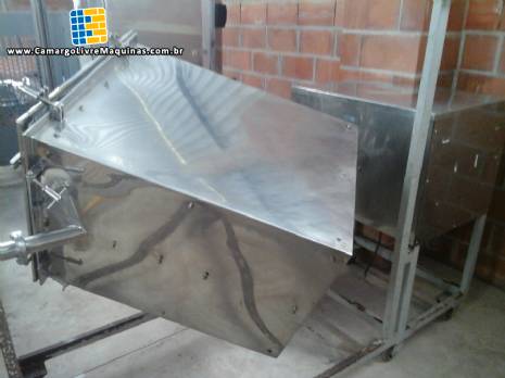 Misturador industrial em a�o inox tipo bin Conserli