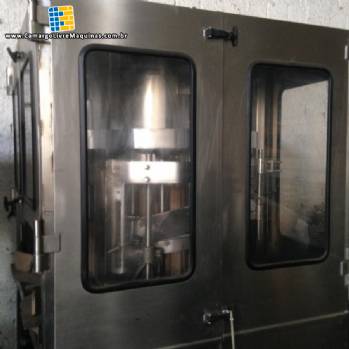 Linha completa para envase de p� e granulados em vidros