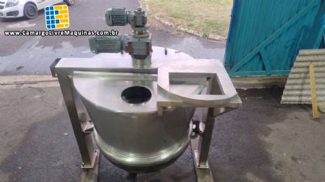 Tacho misturador encamisado M�XIMO BAUDUCCO 1200 litros