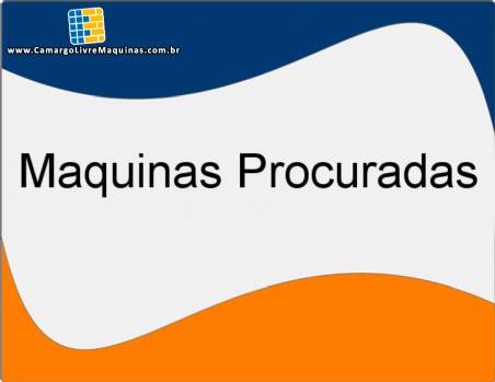 Procura-se: Maquinas usada para a fabrica��o de fraldas descart�veis e maquinas de absorventes