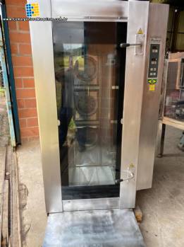Forno turbo program�vel em a�o inox Pr�tica � g�s