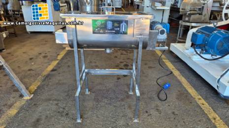 Misturador Ribbon Blender em a�o inox 30 litros Topp Inox