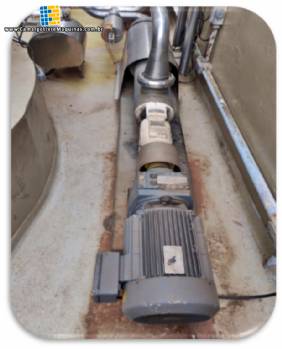 Bomba positiva helicoidal em inox 316 Netzsch 10 m³ / h