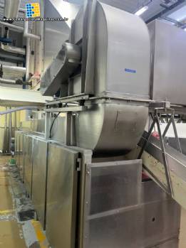 T�nel de resfriamento em inox para cristaliza��o de pirulito e balas 750 kg