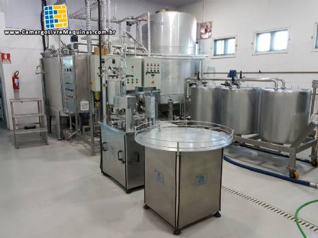 Linha completa de bebidas sem gs