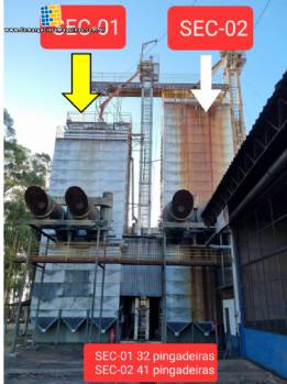 Secador torre de secagem de gr�os sementes produtos agr�colas milho Kepler Weber