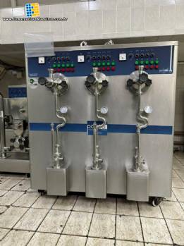 Produtora horizontal tripla para sorvetes 1.200 L Polo Sul Mquinas