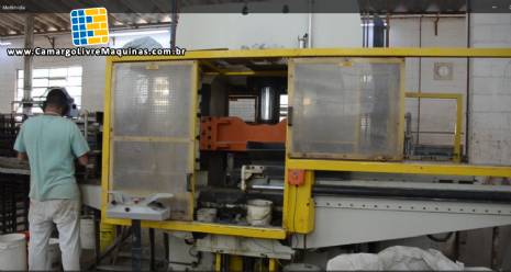 Prensa hidr�ulica tipo H tijolos e placas de revestimentos