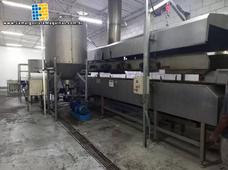 Linha para fabrica��o de batata palha e chips MCI