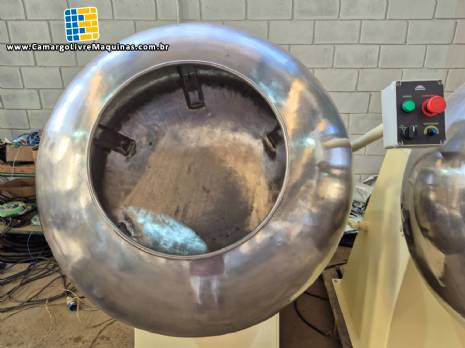 Drageadeira tangerina em inox 200 litros