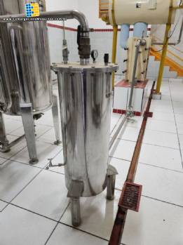 Filtro polidor em a�o inox para bebidas Zelga