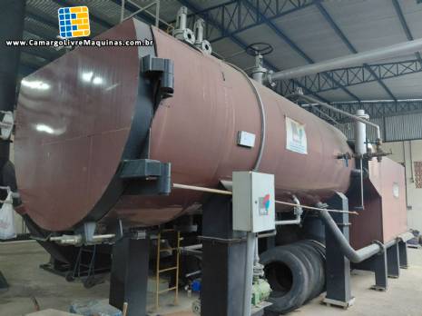 Caldeira industrial a lenha 5.000 kgv por hora MML Caldeiras