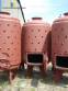 5 Tanques cilindricos verticais em a�o carbono 4000 L cada