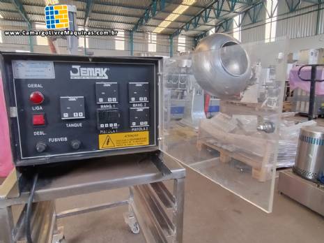 Coleiro sistema aplicador de adesivo cola hot melt Jemak