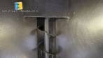 Rosca alimentadora transportadora helicoidal inclinada com silo receptor em ao inox