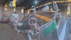 Misturador em V para p�s e granulados 100 litros em a�o inox