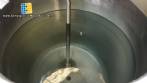 Tanque de agitao misturador  encamisado aquecido em inox 170 litros cowles