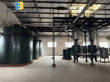 Destilaria para glicerina com tanque, evaporar concentrador e filtro pensa