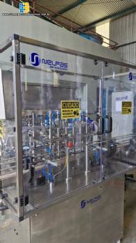 Envasadora com 6 pist�es Nelpas