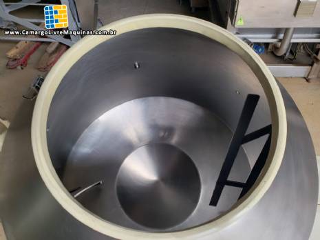 Drageadeira em a�o inox 250 litros