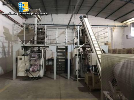 Embaladora multi cabe�as 14 balan�as Indumak