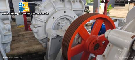 Bomba centr�fuga para polpas abrasivas aplica��es pesadas Weir Warman 12/10