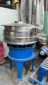 Peneira vibratória circular em inox 2 estágios Peneira vibratória circular em inox 2 estágios