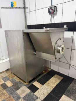Quebrador em inox de blocos de carnes pescados frutas produtos congelados 20 CV 2,5 toneladas por hora Quebrador em inox de blocos de carnes pescados frutas produtos congelados 20 CV 2,5 toneladas por hora
