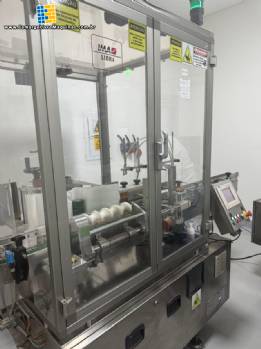 Rotuladora linear para rótulos autoadesivos envolventes IMA 350 rótulos por minuto Rotuladora linear para rótulos autoadesivos envolventes IMA 350 rótulos por minuto