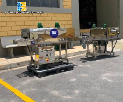 Túnel em inox de aquecimento e resfriamento ultrarápido BW Máquinas Túnel em inox de aquecimento e resfriamento ultrarápido BW Máquinas